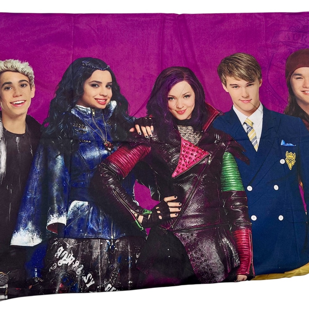 Vintage Disney Movie Descendants Pillow Covers : Pre Owned set of 3